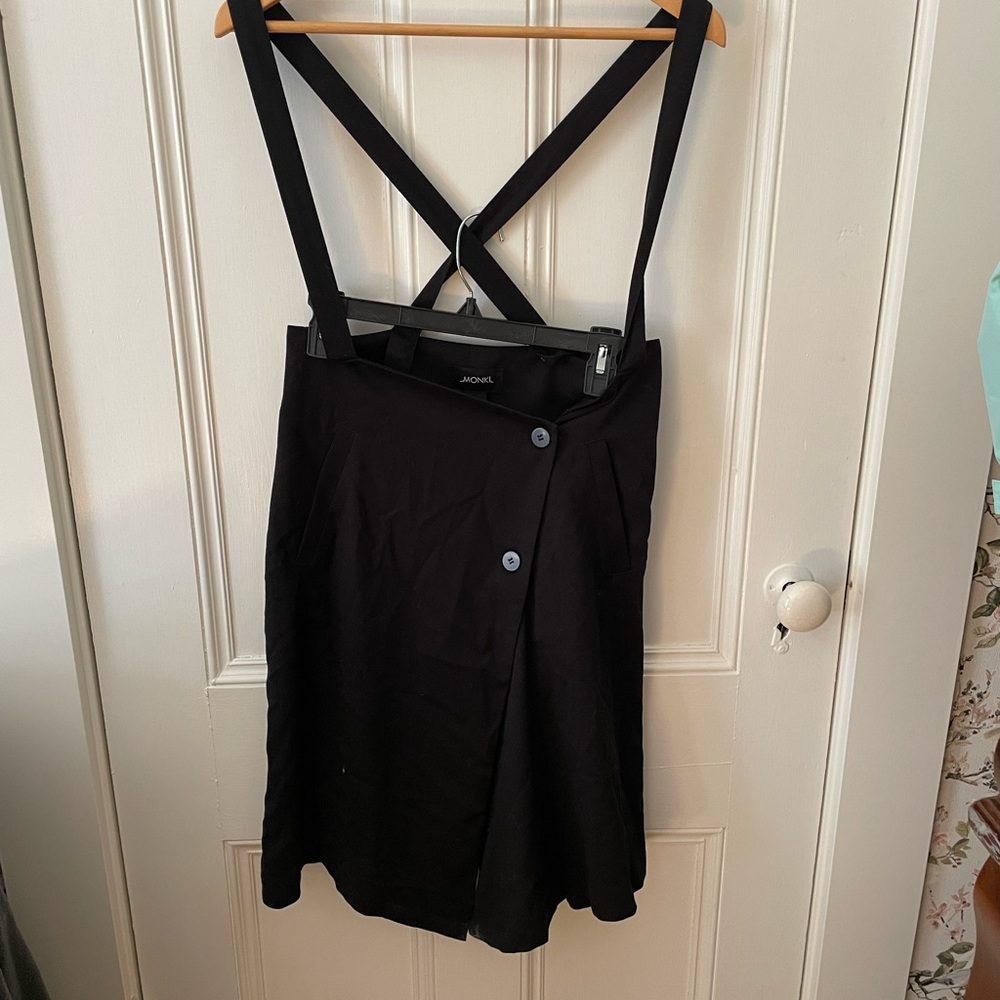Vintage Style Wrap Skirt with Straps